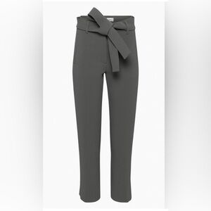 Wilfred Charcoal grey Tie-Waist Pants
